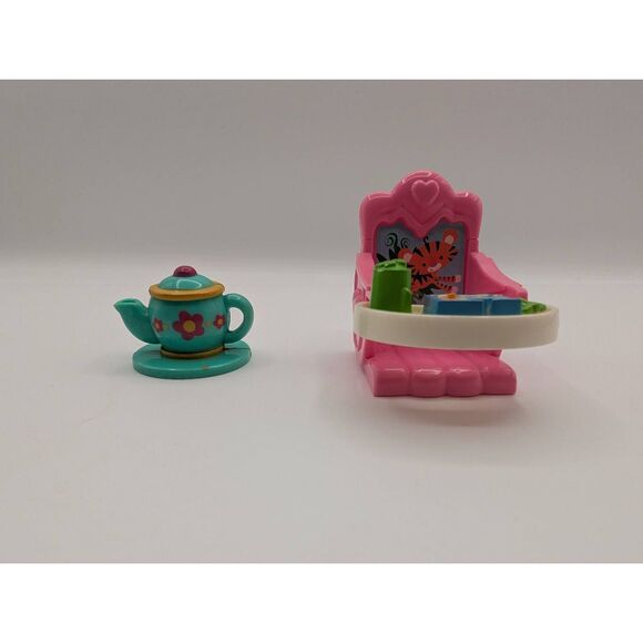 Fisher Price Loving Family Dollhouse Pink Booster Seat w/Removable Tray Tiger pl - Picture 1 of 7